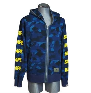 *SAMPLE* BAPE | Gradation | Camo | Full Zip Hoodie | Navy Blue